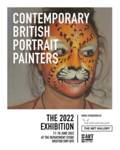 contemporary britiswh portrait painters 2022 poster