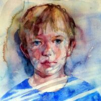 Catherine MacDiarmid artist - 2022 - Blue Light