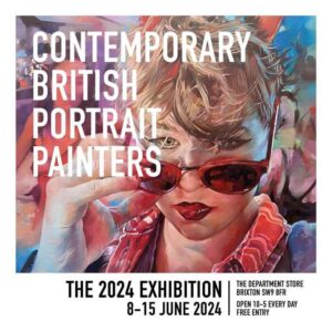 contempory british portrait painters poster