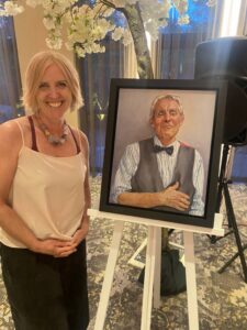 Portrait commission - the late Roland Michaud Furness General Hospital